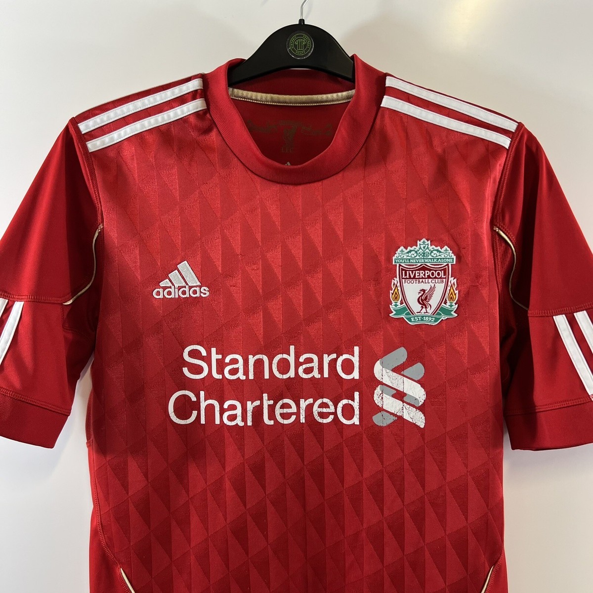 Liverpool Home Football Shirt 2010/12 Adults Small Adidas H50