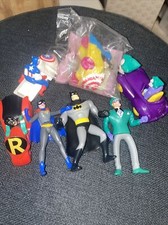 Lot of 7 Marvel Vintage McDonald's Happy Meal Toys Mixed Years