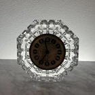 Waterford Crystal 5” Octagonal Clock Big Heavy Vintage Works