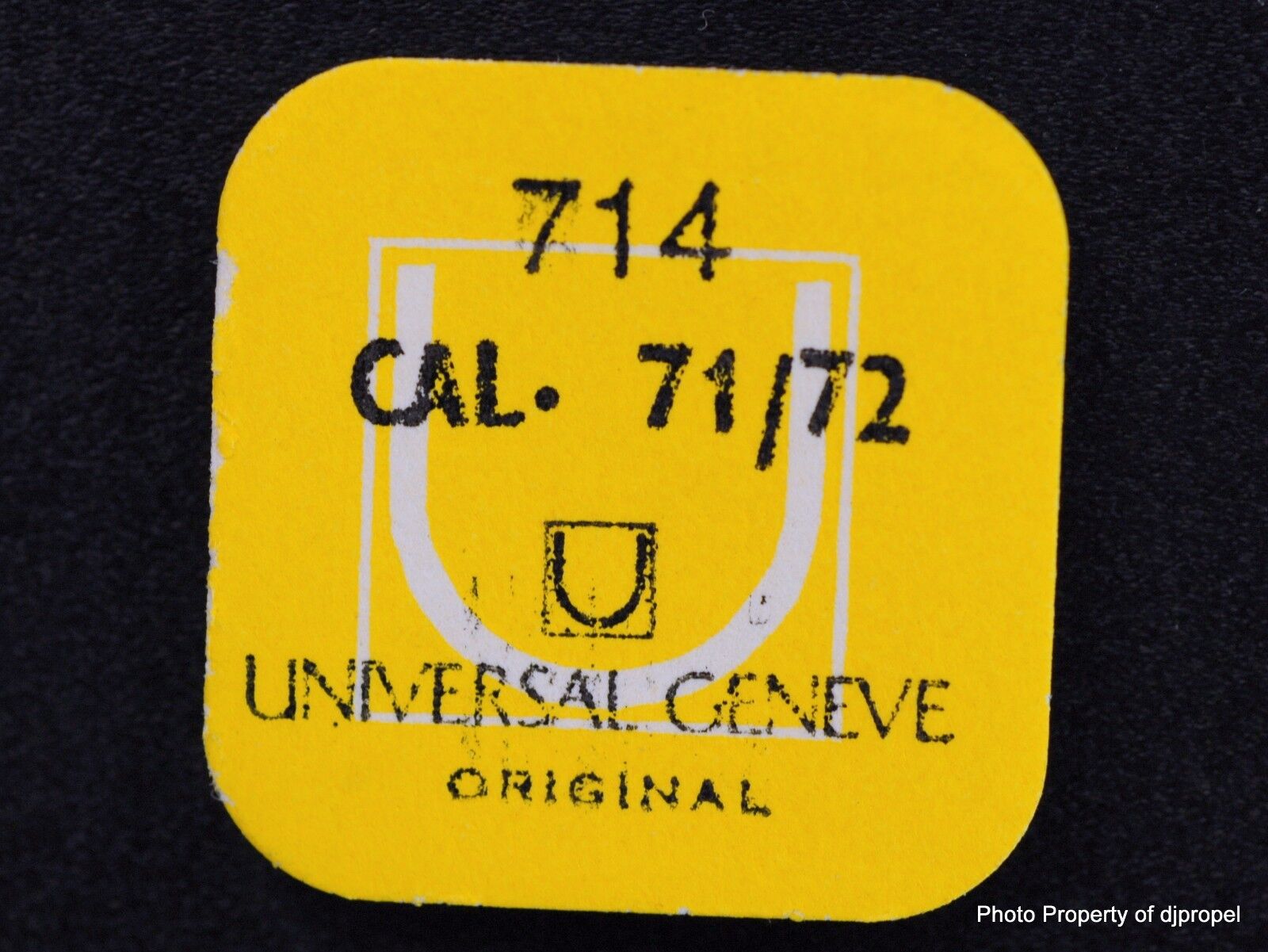 Vintage Universal Geneve Cal. 71 Pallet Arbor Part # 714