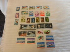 Lot of 32 Romania Stamps from 1981, 1982 Gliders, Military, Pigeons, Space, More
