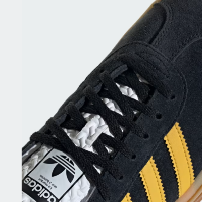 Adidas Women's Gazelle Bold Shoes 'Black/Yellow' - IE0422