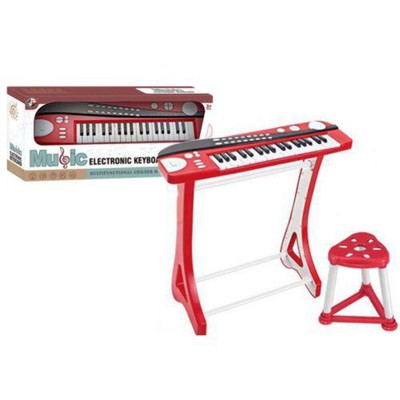 Children's synthesizer with high chair ''Music'', red (TS271195214244)