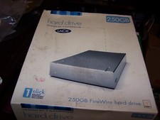 :Disco rigido esterno LaCie 250GB Macintosh Firewire - nuovo scatola aperta