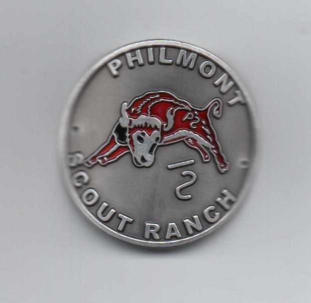 Philmont Bull & Brand Boy Scout Hiking Stick Medallion, Mint! eBay