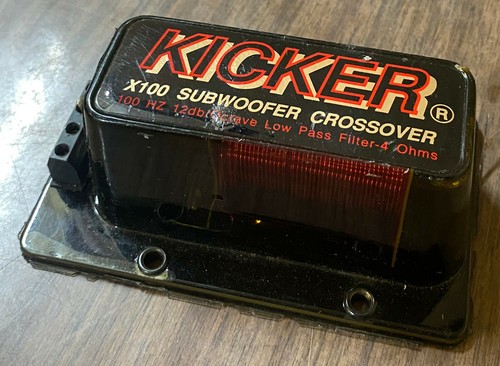 Old School KICKER X100 Subwoofer Low 