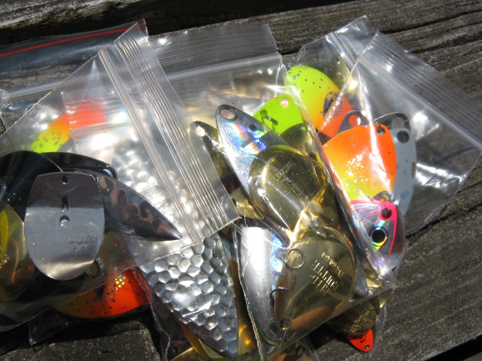 Northland Willow CO & Indiana Spinner Lot of 30 Random Size/ Color TB2