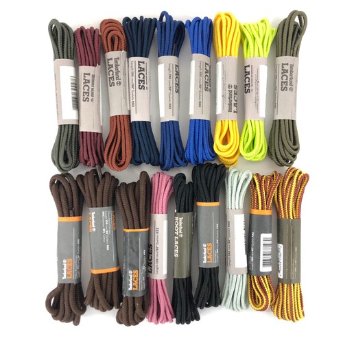 Timberland Shoelaces Round Replacement Boot Laces  - Picture 1 of 20