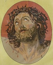 Royal Paris SALOME GUIDO RENI - JESUS CHRIST Needlepoint Canvas 6 5/8" x 8 1/4"