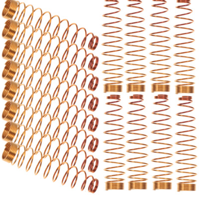  90 Pcs Tiny Copper Springs Small Assortment Mini Fatigue Strength Mechanical