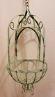 Rustic Hanging PLANTER Basket Antique Victorian Style Garden Plant Hanger