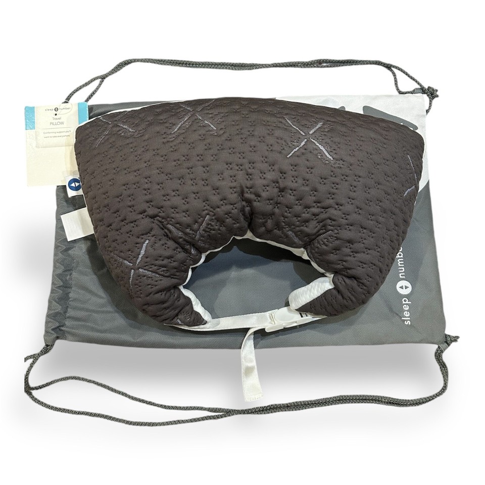 Sleep Number Comfortfit Travel Pillow With Carry Bag (New With Tag) eBay
