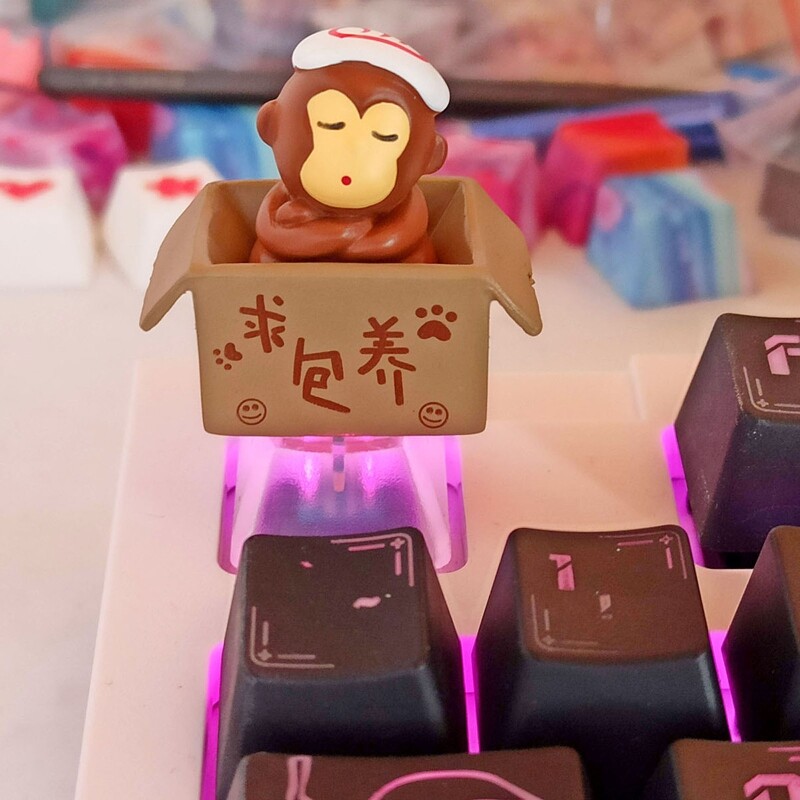 Build Your Own DIY Mechanical Keyboard with ABS OEM Anime Monkey Keycap