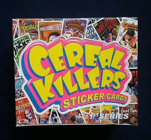 Cereal Killers Trading Cards 1st Series Sealed Box 24 Packs 2012
