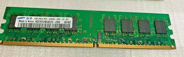  2 SAMSUNG 1gb 2rx8 Pc2 5300u 555 12 e3 EBay