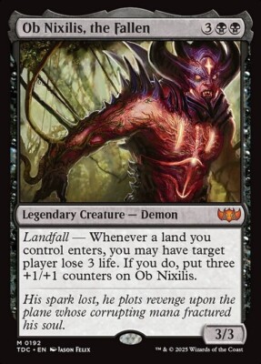 *MtG: OB NIXILIS, THE FALLEN - Commander Tarkir: Dragonstorm Mythic - magicman*