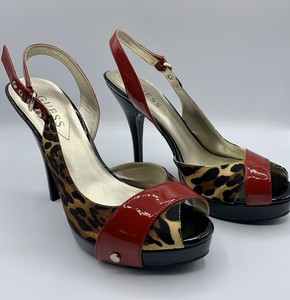 leopard and red heels