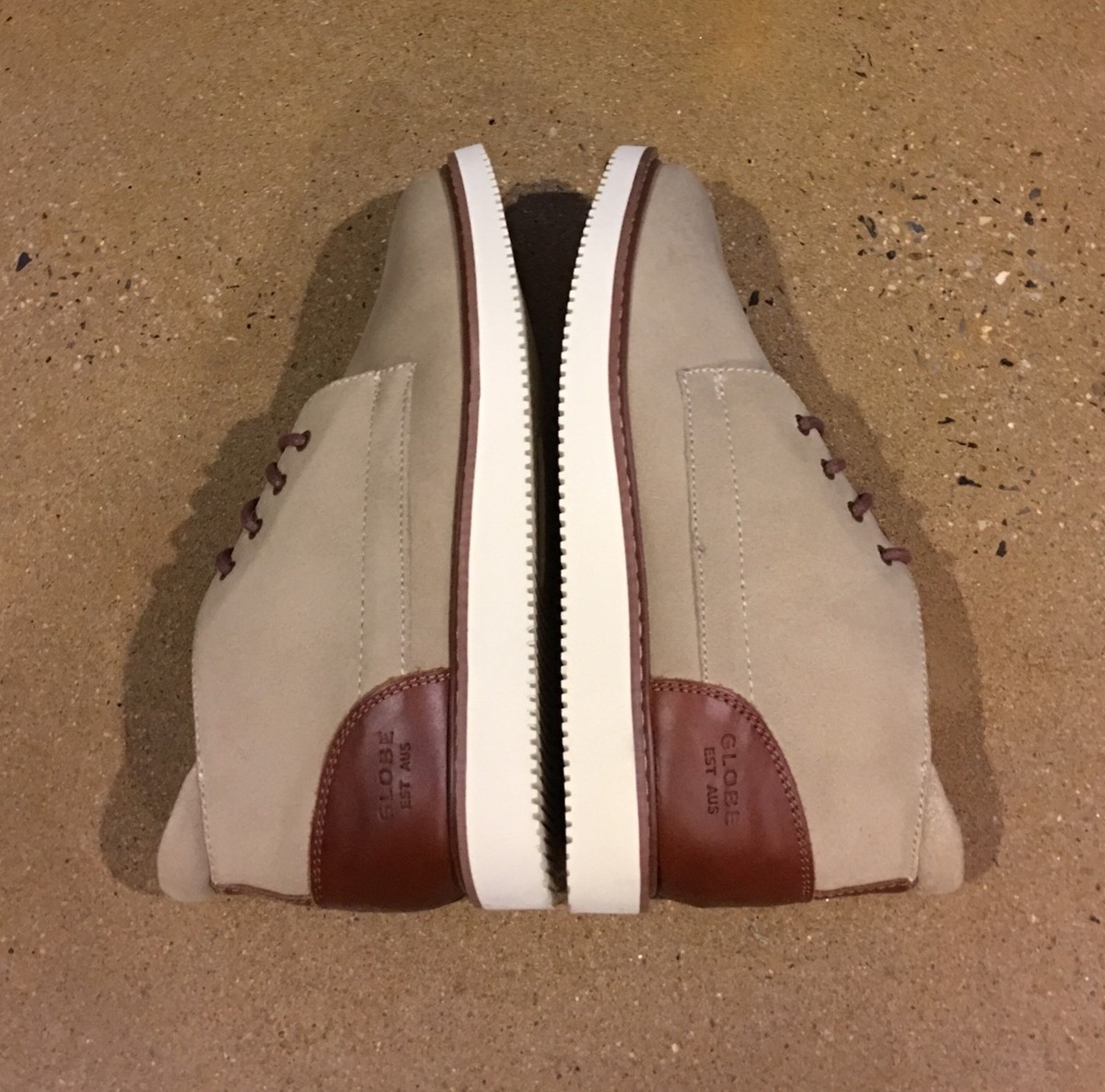 Globe Daley Size US Men's Chukka Ankle Lace Boot Light Tan Suede