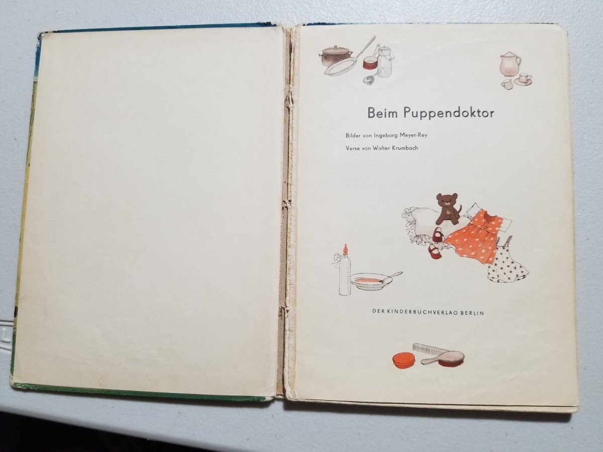 Beim Puppendoktor Hard Cover 1930's | eBay