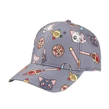 Bioworld Salior Moon Luna Artemis Items Snapback Hat NEW IN STOCK