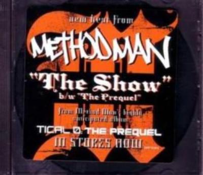 Method Man: The Show PROMO w/ Artwork MUSIC AUDIO CD Radio Instrumental ...