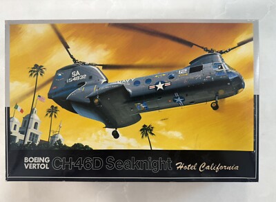 FUJIMI NAVY USMC SEAKNIGHT CH-46D BOEING VERTOL HOTEL CALIFORNIA 1:72