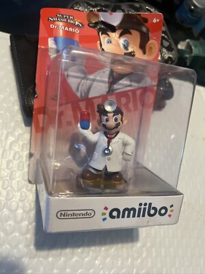 Nintendo Super Smash Bros. Series Dr. Mario Amiibo New Damaged Nintendo Super Smash Bros. Series Dr. Mario Amiibo New Damaged