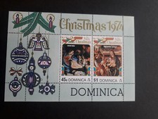 DOMINICA MS CHRISTMAS  1974 MNH