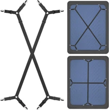 Sheet Suspenders Clips, Bed Sheet Straps Mattress Sheet Holders for Twin