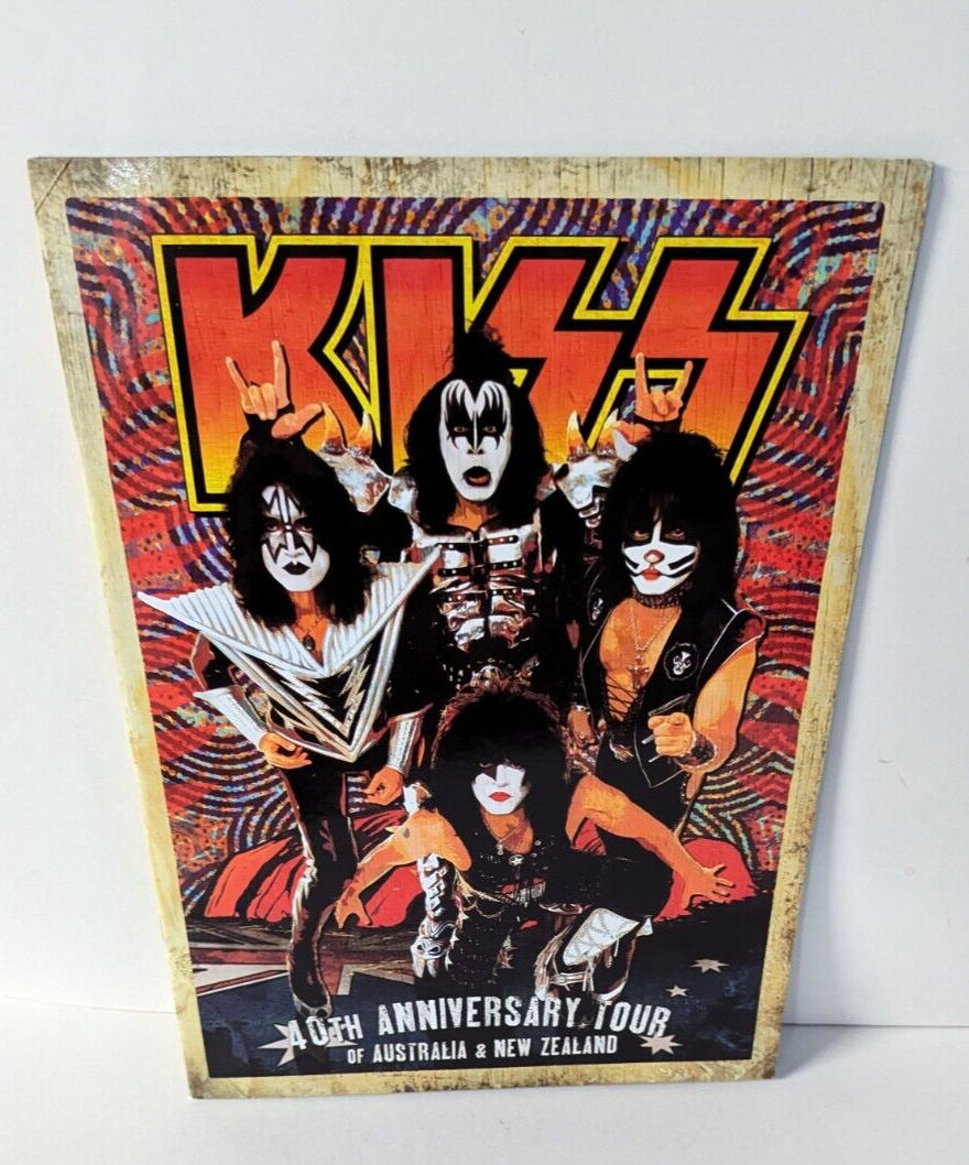 Vintage 40th Ann Tour Kiss Program Australia & New Zealand