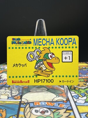 Super Mario World Karte Barcode Battler II Cyber Bowser Retro Karte