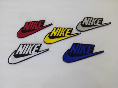 Parche bordado para pegar, termoadhesivo estilo NIKE 6/3 cm adorno ropa |  eBay