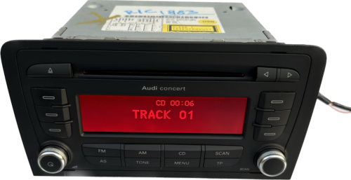 Audi A3 S3 Concert Stereo Radio CD MP3 Player 8P TESTED Genuine +CODE 2008-2013 - Picture 1 of 13