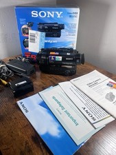 Sony Handycam CCD-TR67 camcorder Tested Working 8mm video Tape Power Cord