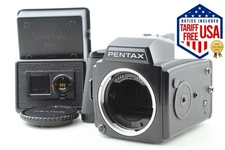 [MINT] Pentax 645 Medium Format Camera Body 120 + 220 Film Back From JAPAN
