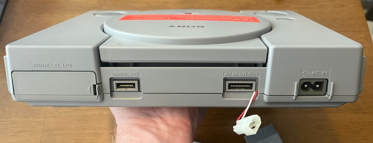 Sony PlayStation 1 PS1 Kiosk Console w/2 Kiosk Controllers (SCPH