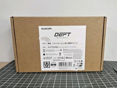 Elecom Deft Wireless Trackball Mouse M-DT2DRBK DT1DR Black