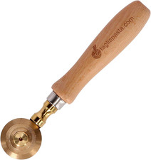 Rotella Taglia Pasta Sfoglia Fresca | Lama Singola Liscia | Diametro 38 Mm in Ot