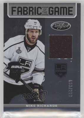 2012-13 Certified Fabric of the Game 93/299 Mike Richards #FOG-MRI 1l2