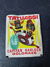 BUSTINA SIGILLATA TATUAGGI EDIZ. FLASH  di CAPITAN HARLOCK/GOLDRAKE - 1976