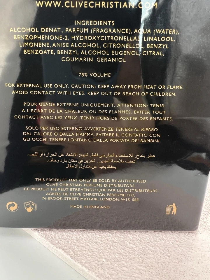 Colección Original X Femenino por Clive Christian 3.4 OZ / 100 ml EDP Nuevo en Caja Foto 4 de 4