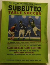 Set calcio balilla Subbuteo vintage, edizione club completo 