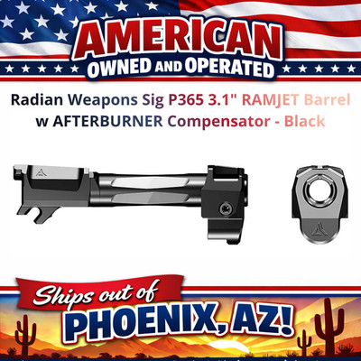 Radian Afterburner Ramjet Comp & Barrel Sig P365 3.1'' Black *Read Description*