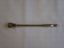 Matco Tools Bfr158 38 Drive 11 Long 88-tooth Fixed Head Ratchet Gold Usa