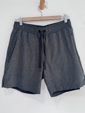 Alo Yoga Women’s 2-in-1 Running Shorts Grey Size S Compression Liner Gym