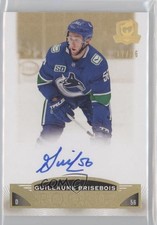 2019 The Cup Rookie Gold Spectrum Foil 11/36 Guillaume Brisebois #92 Auto 0s6v