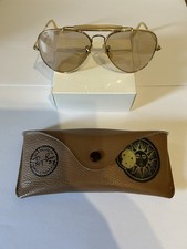 Ray Ban Bausch&Lomb🇺🇸Bravura Outdoorsman I 58[]14 24 K Gold-Braun Changeable 