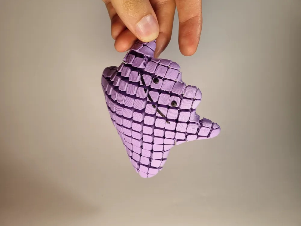 Flexi Ditto 3D Printed Pokemon Desk Toy - Fidget Toy For Kid