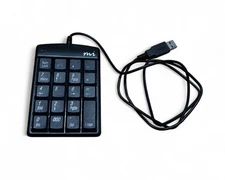Micro Innovations Model KP25B USB Wired Numeric Keypad Plus Black Extension