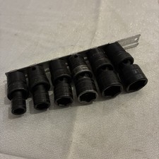 Snap-On 6-Pc 3/8  Dr 6-Point Metric Flank Dri...